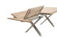 Stół rozkładany Brooklyn, dąb lity bianco olejowany 200x100/300 cm, nogi stal szlachetna